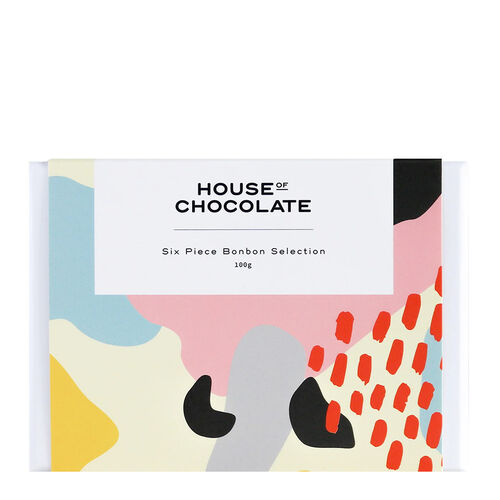 House of Chocolate 6 Piece Bonbon Selection 100g