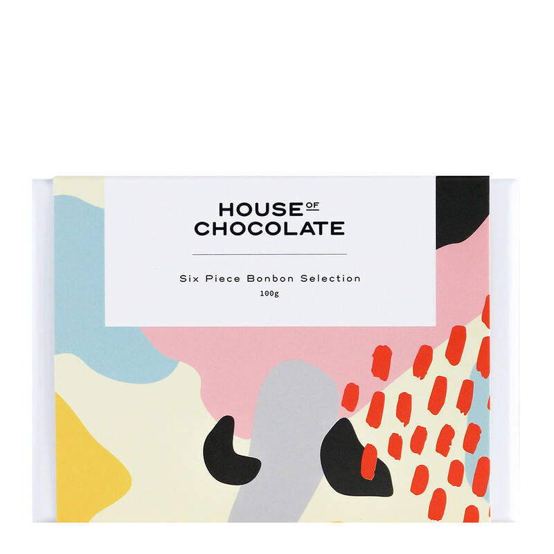 House of Chocolate 6 Piece Bonbon Selection 100g image number 0