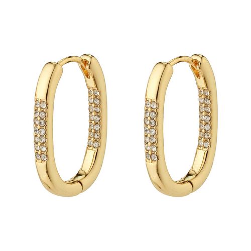Pilgrim STAR Hoop Earrings - Gold Plated
