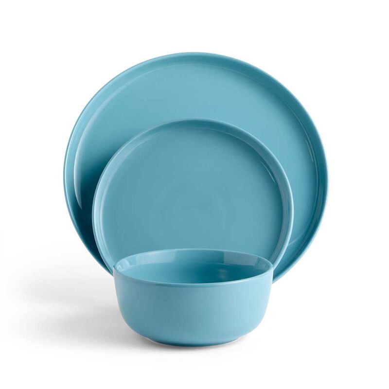 Royal Doulton Doulton Collective Dinnerware Set Blue 12PCS image number 0