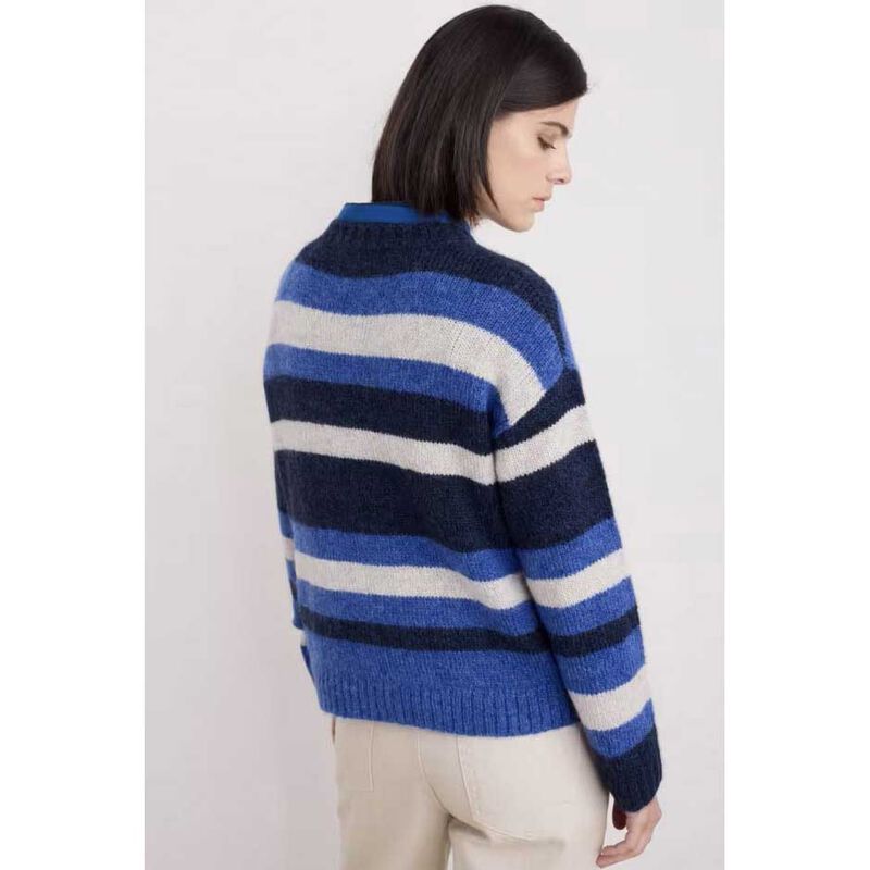 Seasalt Cornwall Painter Jumper Carvannel Ink Mix image number 1