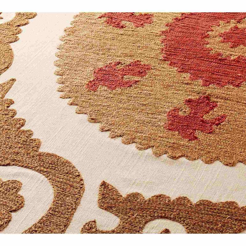 Pottery Barn Neila Suzani Embroidered Tablecloth image number 1