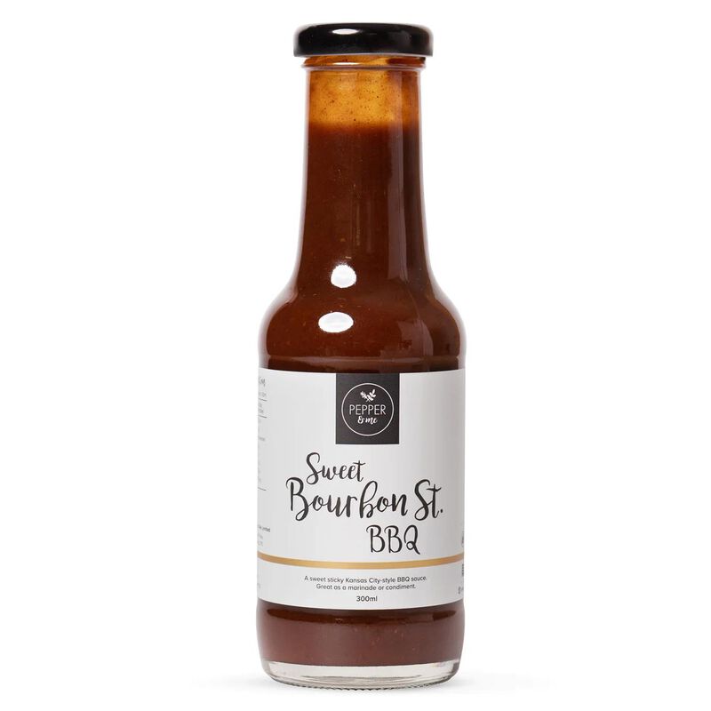 Pepper & Me Sweet Bourbon Street BBQ Sauce 300ml image number 0