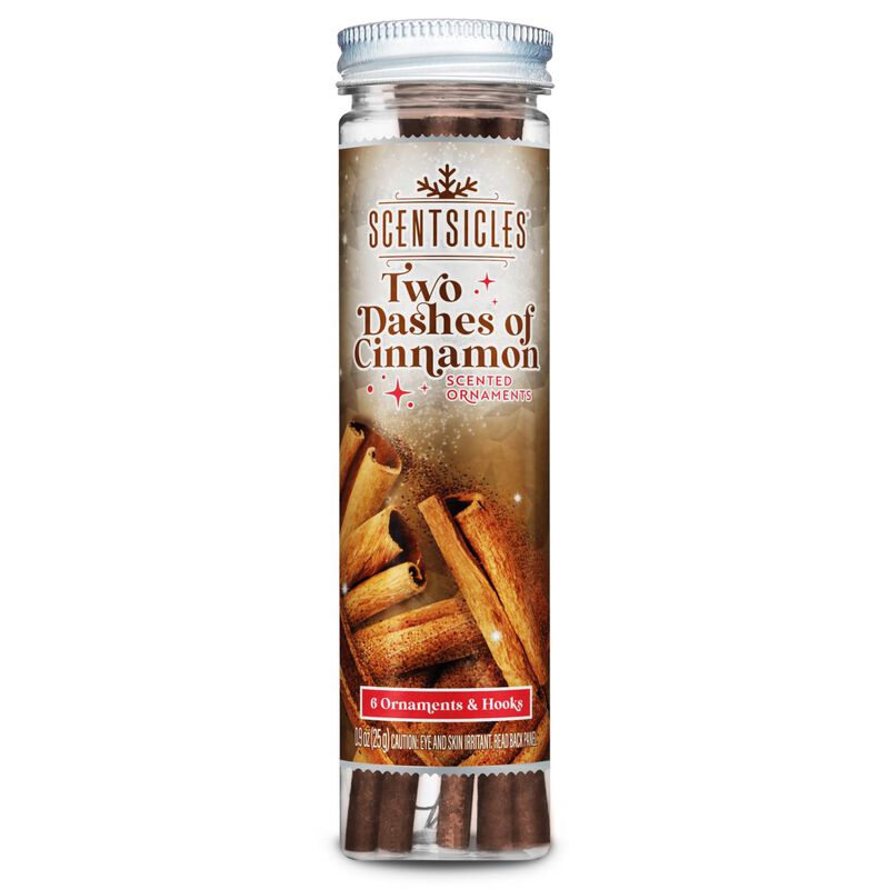 Vivendi Scentsicle Scented Tree Hanger, 6 Sticks - 2 Dashes Of Cinnamon image number 0