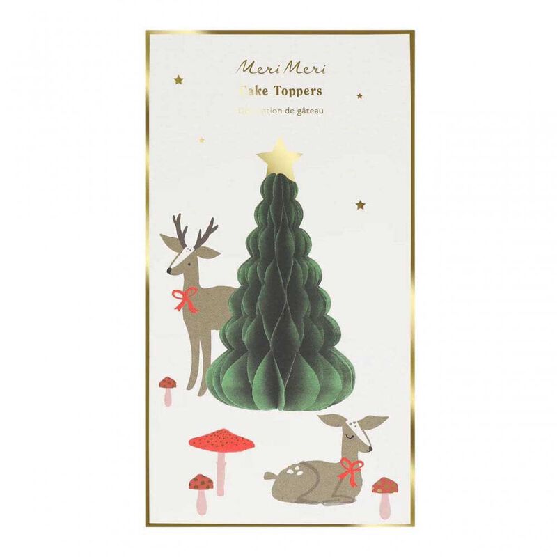 Meri Meri Winter Woodland Cake Toppers x 8 image number 1