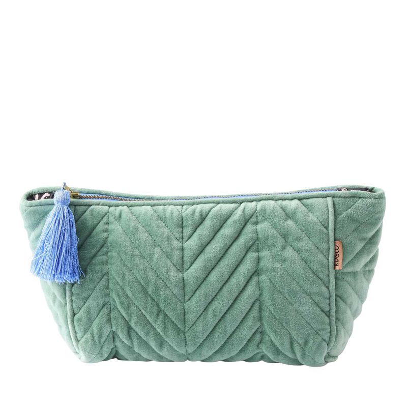 Kip&Co Seabed Velvet Toiletry Bag image number 0