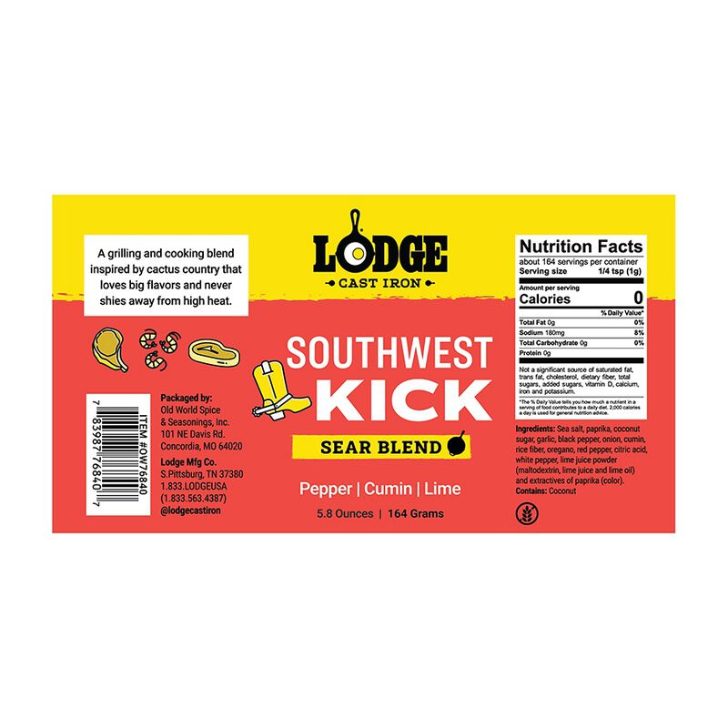 Lodge Sear Blend Southwest Kick 164g image number 2