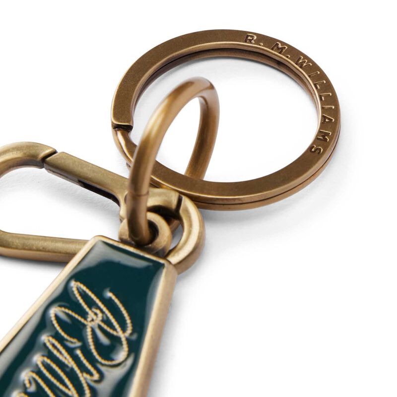R.M. Williams Rope Logo Enamel Keyring image number 1