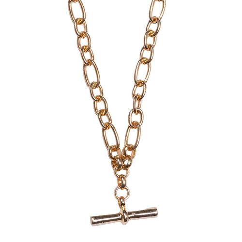 Stella + Gemma Necklace Gold Chunky Fob