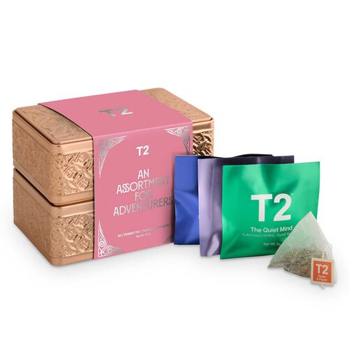 T2 An Assortment for Adventurers 20 Tea Bag Tin