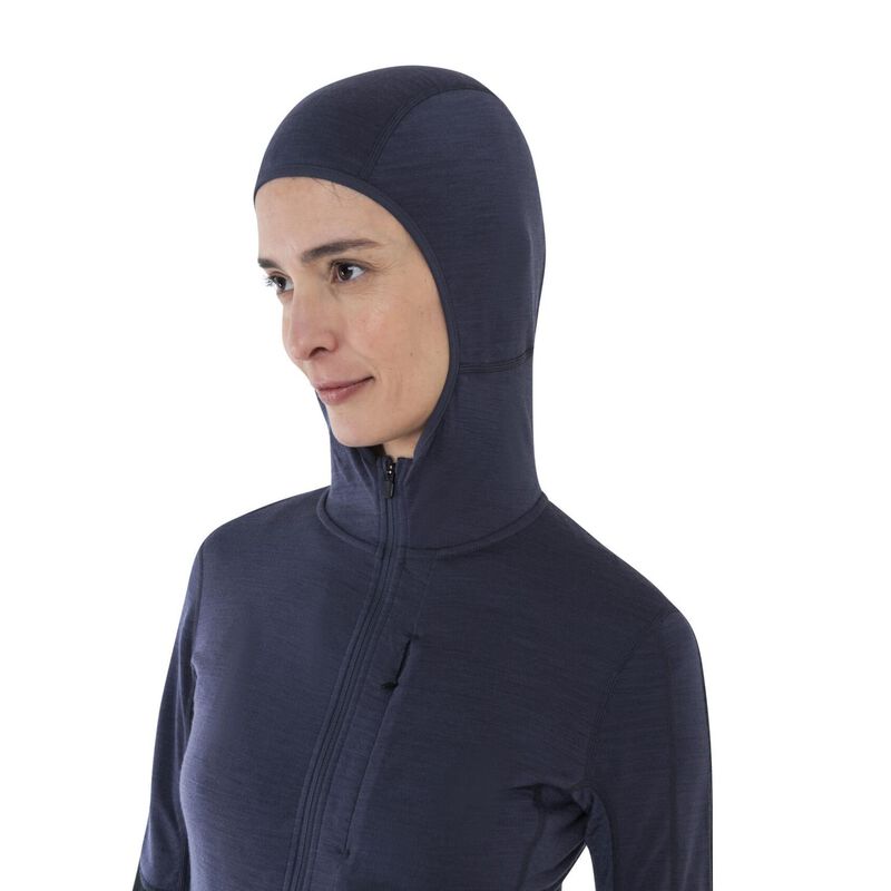 Icebreaker W Merino Blend 200 RealFleece Descender LS Zip Hoodie image number 6