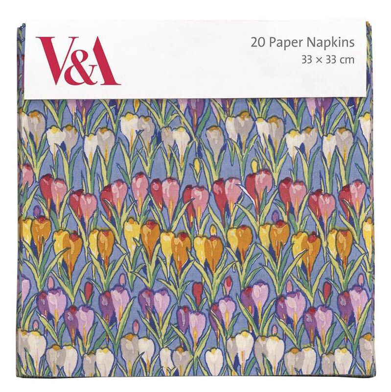 Rows Of Crocus Paper Napkin Pkt 20 image number 0