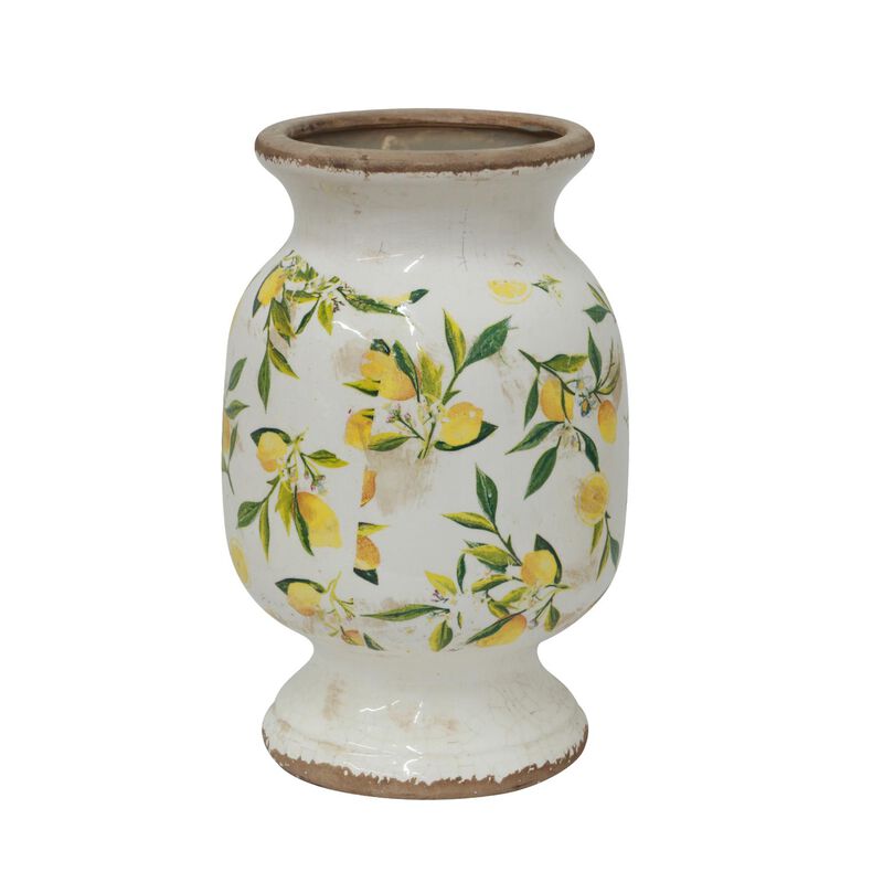 French Country Botanical Lemon Urn image number 0