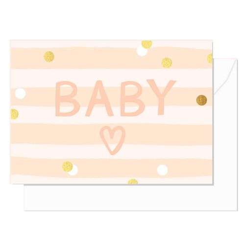 Elm Paper Baby Stripe Sand Card