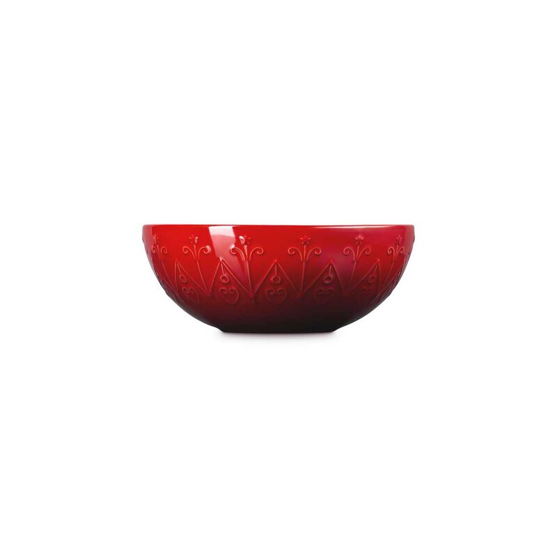 Le Creuset Serving Bowl 3L Xmas Rel White image number 3