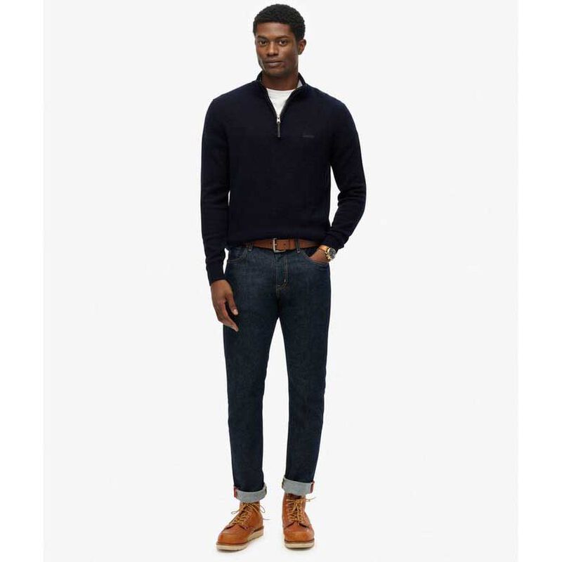 Superdry Wool Blend Half Zip Jumper image number 2