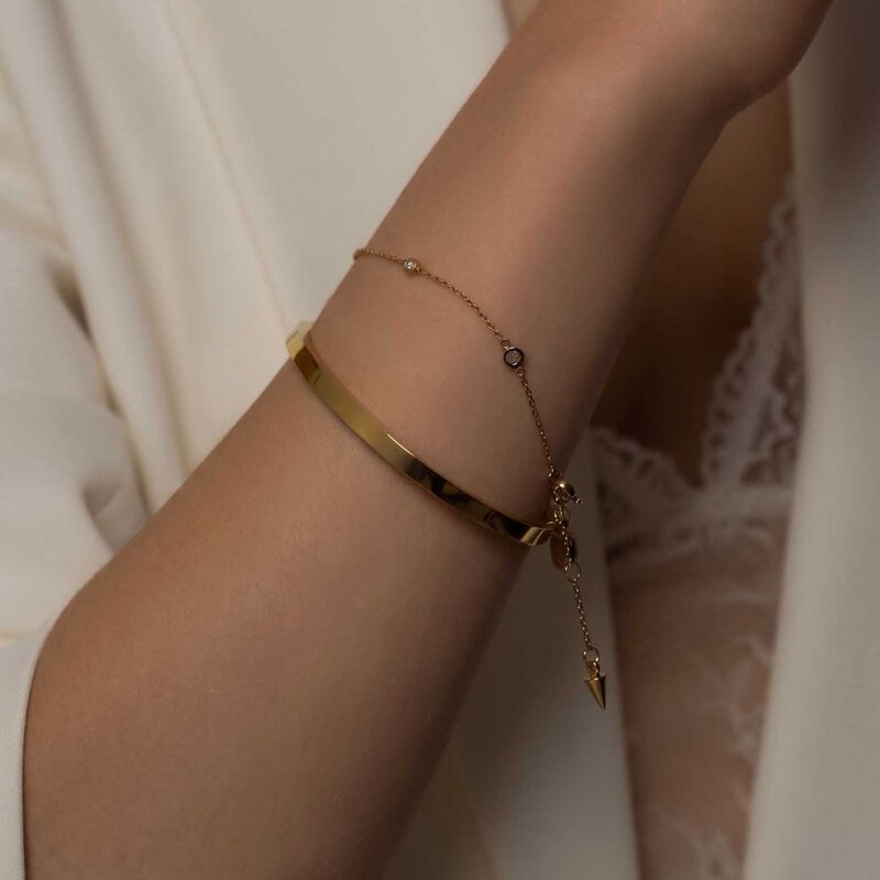 Silk & Steel Voyage Bangle image number 1