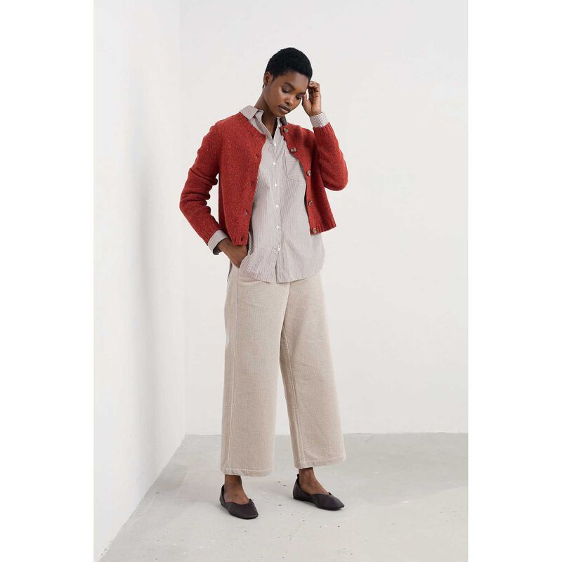 Seasalt Cornwall Sea Path Shirt Mini Sunrise Elderberry image number 2