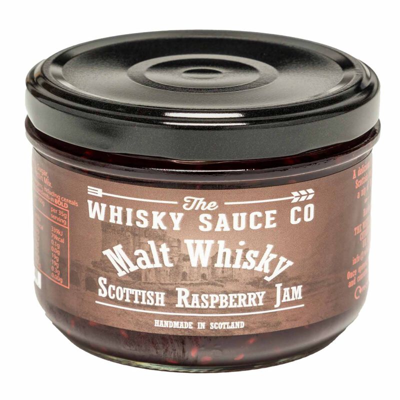 The Whisky Sauce Co. Malt Whisky Raspberry Jam 250g image number 0
