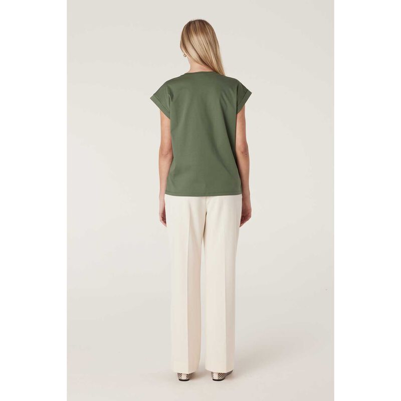 Cable Pima Tee image number 1