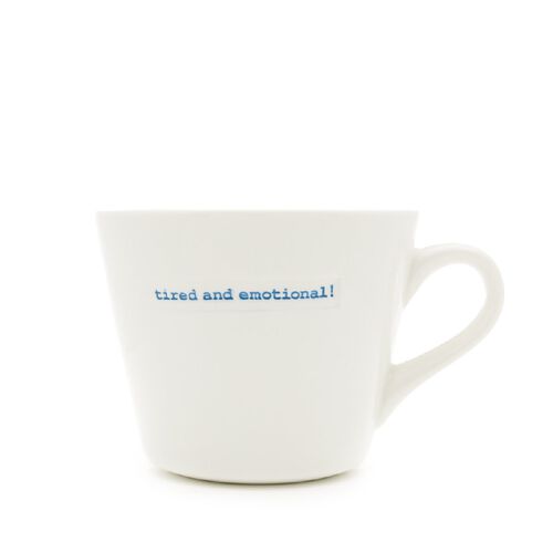 Keith Brymer Jones Bucket Mug Tired And Emotional