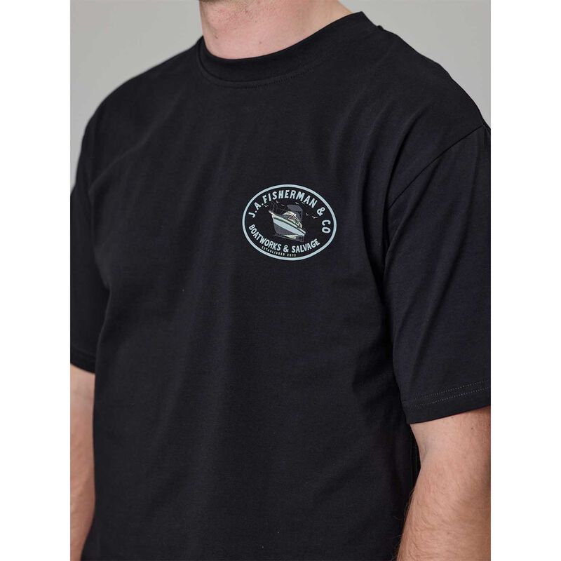 Just Another Fisherman Boatworks & Salvage Sea Tee image number 2