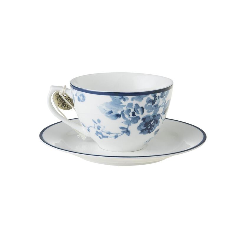 Laura Ashley Cappuccino Cup & Saucer China Rose image number 3