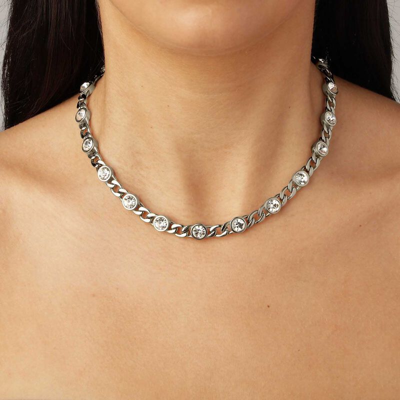 Dyrberg Kern Collana Ss Crystal  Necklace image number 1