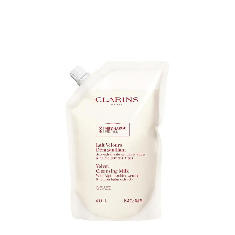 Clarins Velvet Cleansing Milk 400ml Refill Pouch image number 0