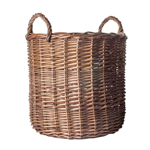 French Country Riviera Woven Round Basket Medium
