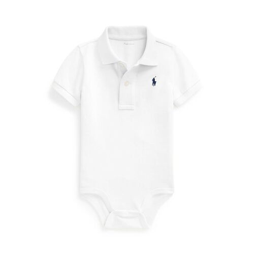 Polo Ralph Lauren Cotton Mesh Polo Bodysuit 3M-24M