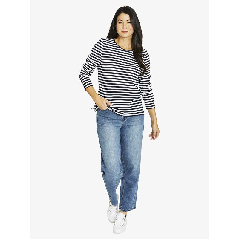Jump Stripe Crew L-S Tee image number 4
