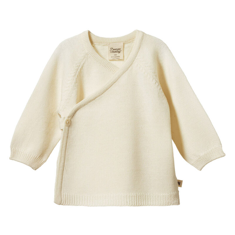 Nature Baby Merino Knit Kimono Jacket NB-12M image number 0