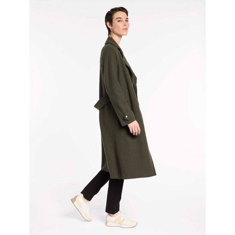 Marco Polo Boiled Wool Moto Coat image number 3