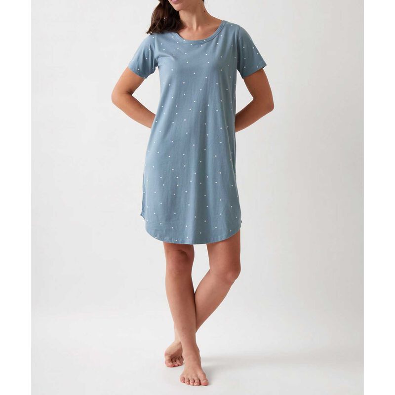 Wallace Cotton Georgie Organic Brushed Cotton Knit Tee Shirt Dress image number 3