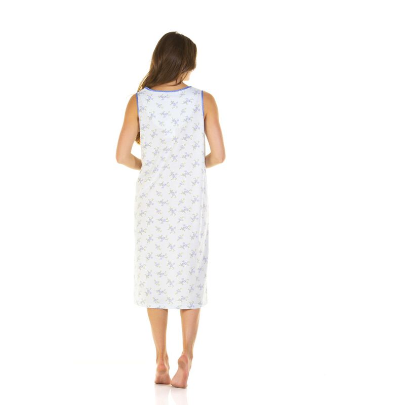 La Marquise Primrose In Bloom Cotton Rich Sleeveless Nightdress image number 3