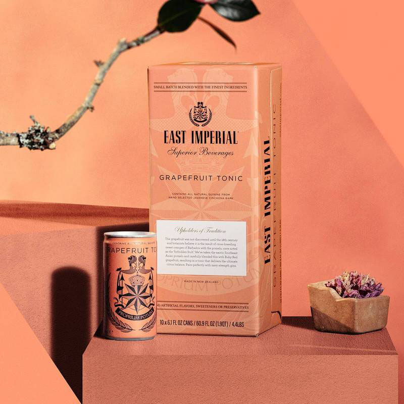 East Imperial Grapefruit Tonic Water 10x180ml Can image number 2