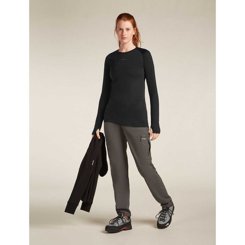 Icebreaker W Merino Blend 125 ZoneKnit LS Crewe image number 2