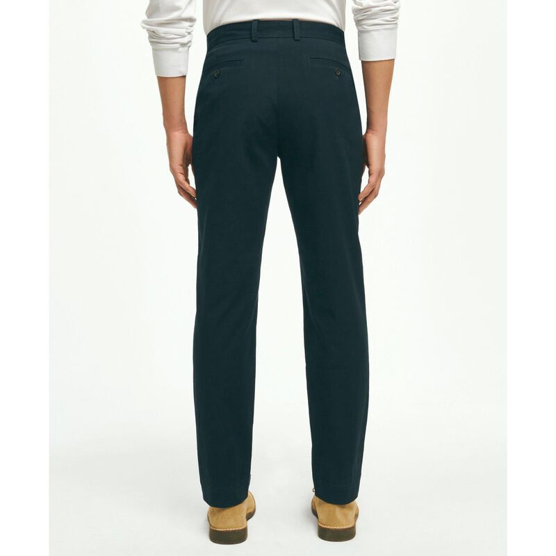 Brooks Brothers Slim Fit Canvas Poplin Chinos In Supima Cotton image number 1