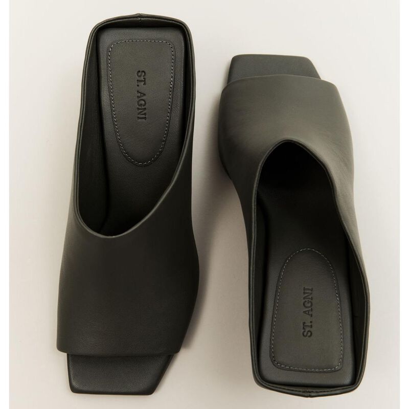 St. Agni Architectural Wedge Mules image number 1