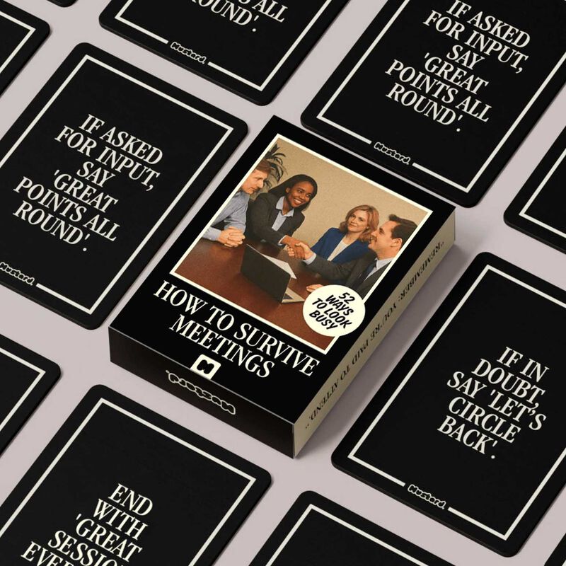 Mustard How to Survive Meetings Cards image number 2
