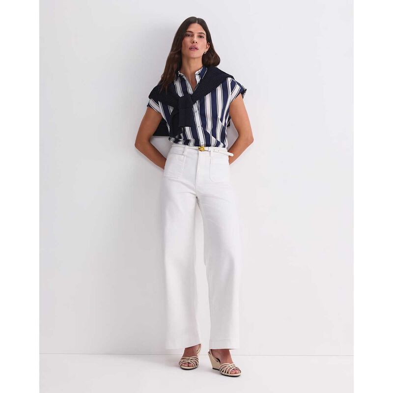 Sportscraft Lily Voile SS Stripe image number 3