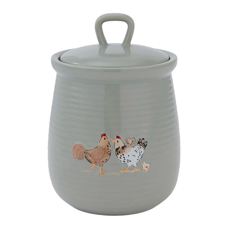 Cooksmart Hen House Lane Canister - Happy Family image number 0