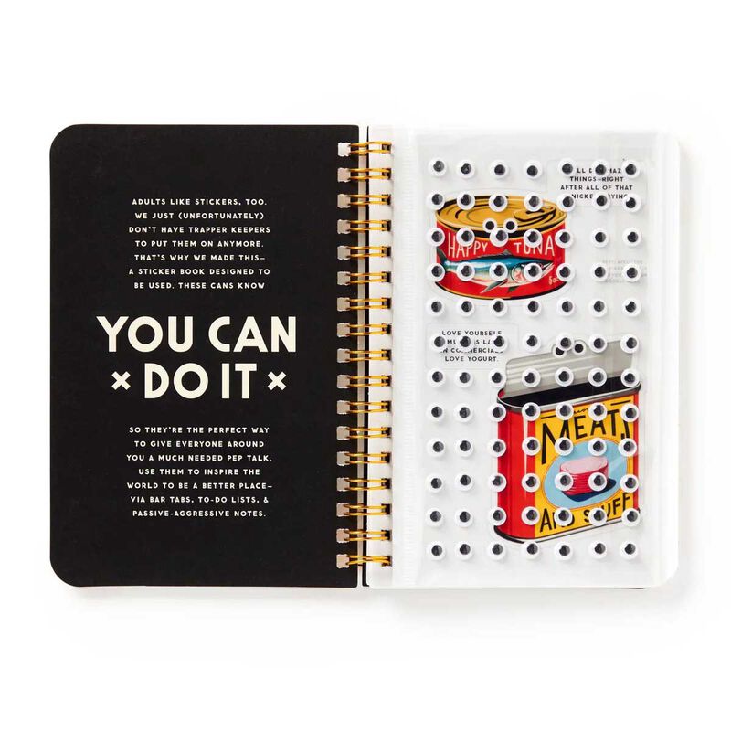 Brass Monkey You Can Do It Googly Sticker Book image number 1