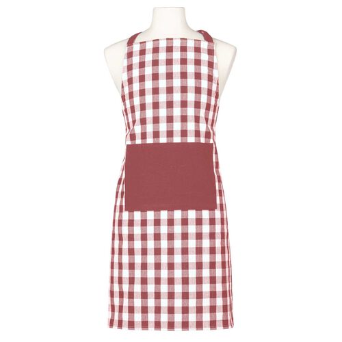 Ladelle Eco Gingham Blush Apron