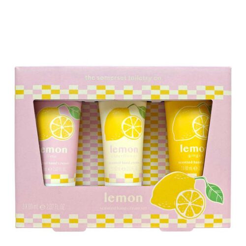 The Somerset Toiletry Co Hand Cream Trio Lemon