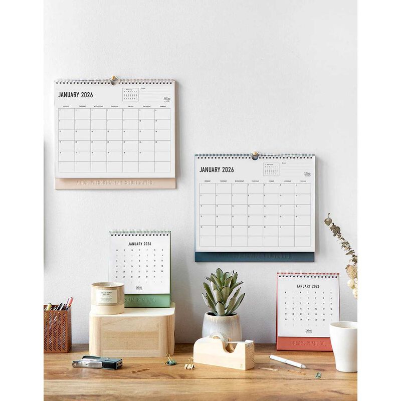 Letts of London Wall Calendar Conscious 300x270mm Ocean 2026 image number 2