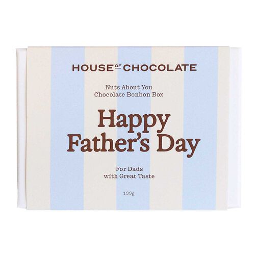 House of Chocolate Happy Father's Day Chocolate Nut Bon Bon Box