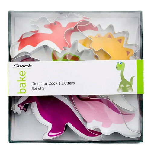 Dexam Cookie Cutter Set Dinosaurs Tin Plate