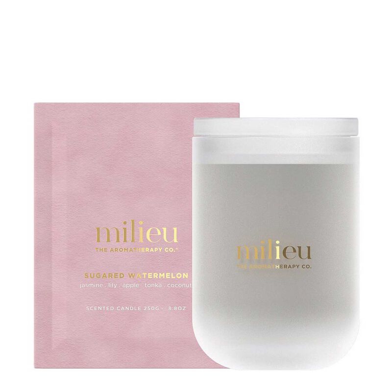 Milieu Candle 250g - Sugared Watermelon image number 0
